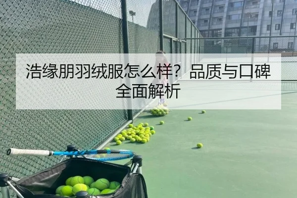 浩缘朋羽绒服怎么样？品质与口碑全面解析
