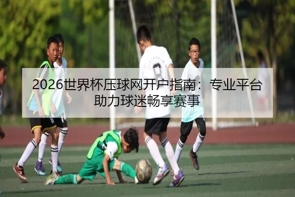2026世界杯压球网开户指南：专业平台助力球迷畅享赛事