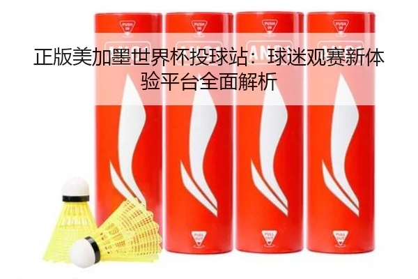 正版美加墨世界杯投球站：球迷观赛新体验平台全面解析